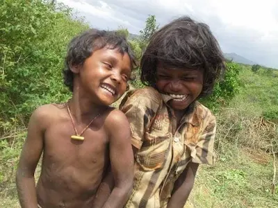 Tribal children supported by Naari Trust